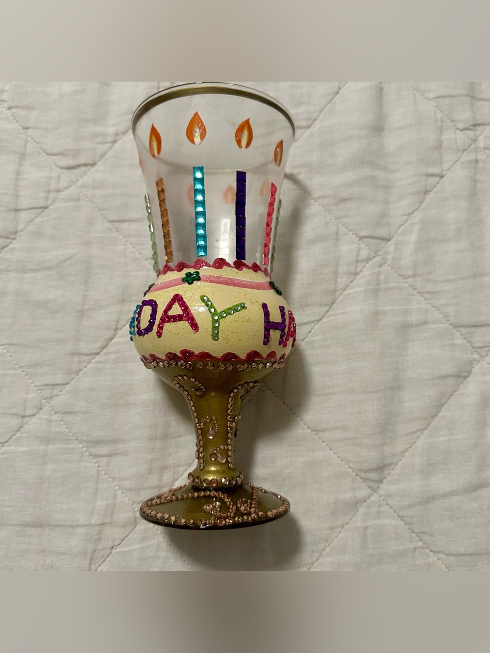 Lolita 'Happy Birthday' Hand-Painted Celebration Cup - Multicolor - Picture 4 of 6